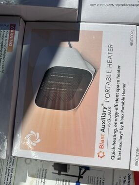 Blast Auxiliary Portable Heater by Blaux - White